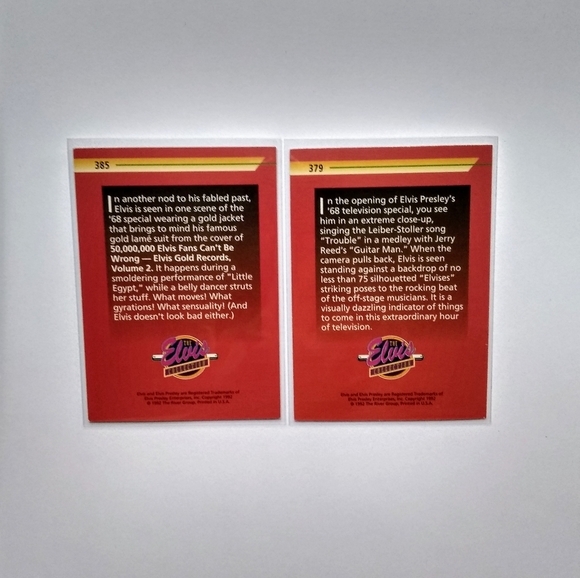 Elvis Presley Vintage Trading Cards 1992 (10) - Picture 2 of 10